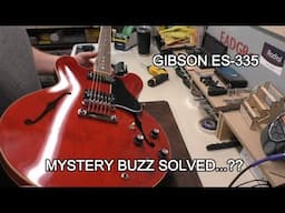 FOLLOW-UP -  Mystery Buzzing on a Gibson ES-335 Guitar... Solved??