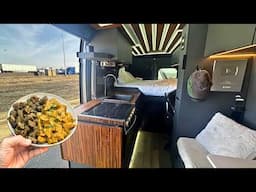 Truck-Stop Camp & Cook | Back in the Van FULL-TIME