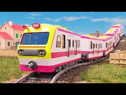 🔴 Toy Train Adventure Ride – Fun Cartoon Trains for Kids | Kids Videos