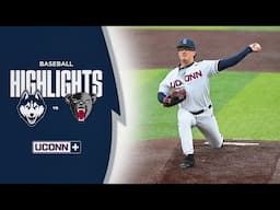 HIGHLIGHTS | UConn Baseball Beats Maine 13-4 in Series Opener