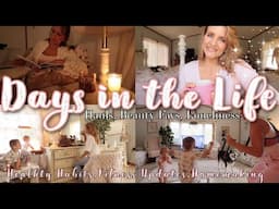 A Week in the Life of a Productive SAHM:Healthy Habits,Fitness Update,Loneliness, Beauty Favs, Hauls