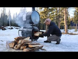 Cheap Barrel Stove Kit for the Greenhouse + Installing Honeybees