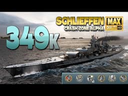 Battleship Schlieffen in a excellent battle - World of Warships
