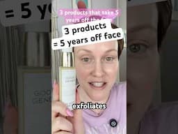 3 skincare products = 5 years off face! #antiaging #antiagingsecrets #skincare #skin #skinhealth