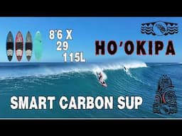 Stand Up Paddle Surf SUP board highlights: Blue Planet 8'6" x 29" x115L HO'Okipa SMART Carbon