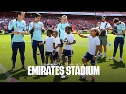 WHOLESOME MOMENTS FOR OUR YOUNG SUPPORTERS ❤️ | Community Training at Emirates Stadium
