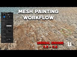 NEW Mesh Painting in UE5.5 & 5.6! Stack Multiple Textures Like a Pro