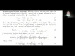 Resurgent integer sequences