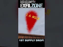 1st Supply Drop!!! In Suburbs | Contractors Showdown Exfil Zone #shorts #exfilzone