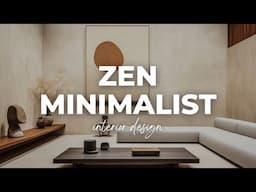 Zen Minimalist Interior Design : Make Your Home a Haven of Calm : 4K