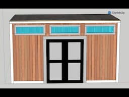 12X16 - Lean Shed Design