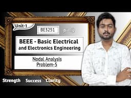 Nodal Analysis problem in Tamil | Basic Electrical and Electronics Engineering in Tamil | BE3251