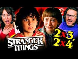 STRANGER THINGS Season 2, Episodes 3 & 4 REACTION!! Netflix | Millie Bobby Brown | Sadie Sink