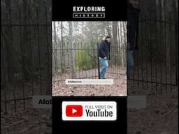 Hidden Cemetery Reveals Alabama’s Forgotten History! 🕊️ #ExploringHistory
