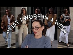 WHAT I WORE THIS WEEK | Early Spring Outfits, Casual Outfit Ideas, Wearable capsule wardrobe basics