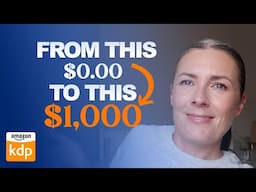 The Fastest Way To $1,000 By Self Publishing Low Content Books On Amazon KDP