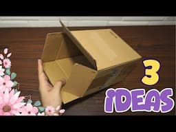 DIYers, turn your trash into treasure with these 3 creative cardboard ideas!