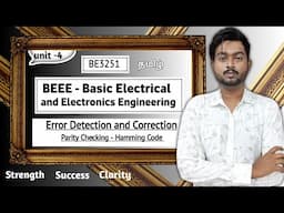 Error detection and Correction in Tamil | Parity Checking Method in Tamil | Hamming Code in Tamil