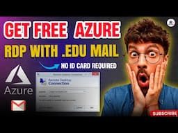 Free azure rdp | Free RDP For Student | Microsoft azure rdp free | Free RDP 2025 | Azure RDP 2025
