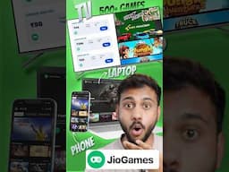 Jio Cloud Gaming is HERE! ₹48 से 500+ Games – Play on Mobile, TV & PC! Gameplay, Plans