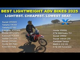 How to choose the best lightweight adventure bikes: cheapest & lowest seats︱Cross Training Adventure