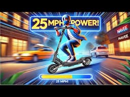 NAVEE ST3 PRO Electric Scooter Review | 25MPH Speed, 47 Mile Range, Insane Suspension!