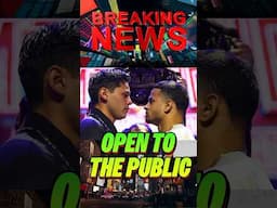 Ryan Garcia vs Rolly Romero Fight Card OPEN TO THE PUBLIC, FREE for New York Crowd