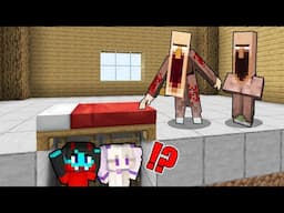 Escape SCREAMING VILLAGERS in Minecraft!