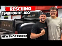 Rescuing 1948 Ford F-100 | Newtown PA | PT1 | Chasing Classics with Rob & Chris Evans