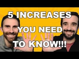 Top 5 Dividend Increases You NEED to Know About! | Helping you BUILD Passive Income!