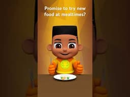 Promise to try different foods at mealtime? #shorts