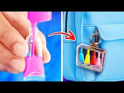 ¡TRUCOS ESCOLARES FÁCILES E IDEAS DIVERTIDAS DE ARTE! Mantente creativo en la escuela de 123 GO!