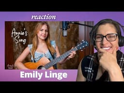 Emily Linge - Annie's Song (John Denver Acoustic Cover) | Fan Request | Music Reaction |