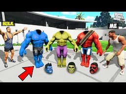 I Stole EVERY HULK SUIT From HULK in GTA 5!