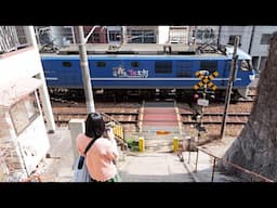 尾道の階段踏切めぐり