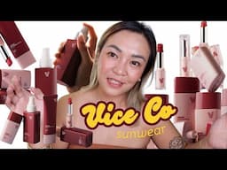 ITO NA BA ANG BEST SKIN TINT FOR OILY SKIN?! VICE CO SUNWEAR COLLECTION!!