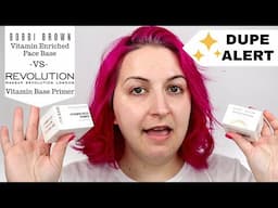 DUPE ALERT - Bobbi Brown Face Base vs Revolution Makeup Vitamin Base | Kirby Rose