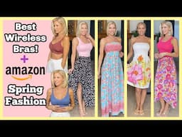 Springs Haul Try-On!  ~ Best Wireless Bras + Amazon Spring Fashion ~ Cute & Affordable