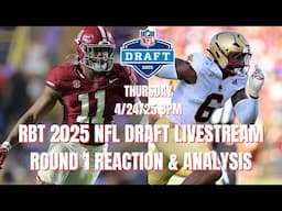 LIVE: 2025 NFL Draft Round 1 Reaction & Analysis| 2025 NFL Season