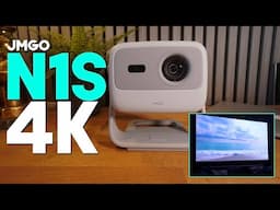 NEW JMGO N1S 4K Projector | 4K Google TV with Netflix for Under $1000