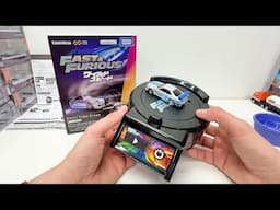 UNBOXING: Tomica Drift Turn Stage Fast & Furious - Moving Diecast Display w/Lights, Music, & Smoke!