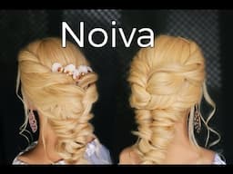 noiva de penteado preso, Прическа на длинные и средние волосы. خطوة بخطو تسريحة  لعروس
