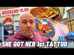 Spend the weekend with us - NAOMI WENT FOR HER FIRST TATTOO - Ft. Wetherspoons breakfast and a curry