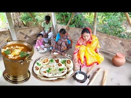 গ্রামের বাড়িতে ধাবা স্টাইলে ডাল মাখানি ও তাওয়া তন্দুরি রুটি / Tawa Tanduri & Dal Makhani