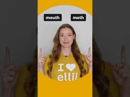 Am I saying MOUTH or MOTH? #shorts #pronunciation #english #learnenglish #listening