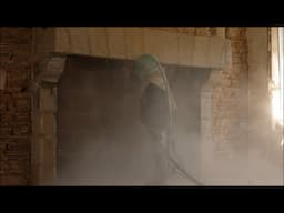 The Sandblasting Begins