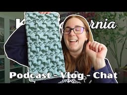 Project Mania! Loch Ness Cowl, Midland Cardigan, Hand Spun - Knit California Podcast Vlog Chat