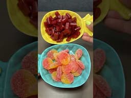 Gummy Peach + Twizzlers Nibs #sweet #shorts