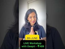 Live workout with Deepti -https://dancewithdeepti.graphy.com/courses/8June-LIVE-Workshop-with-Deepti