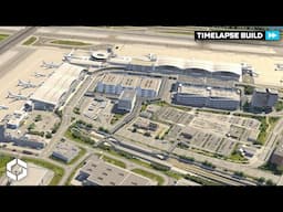 Building a Realistic International Airport Terminal | Cities Skylines 2